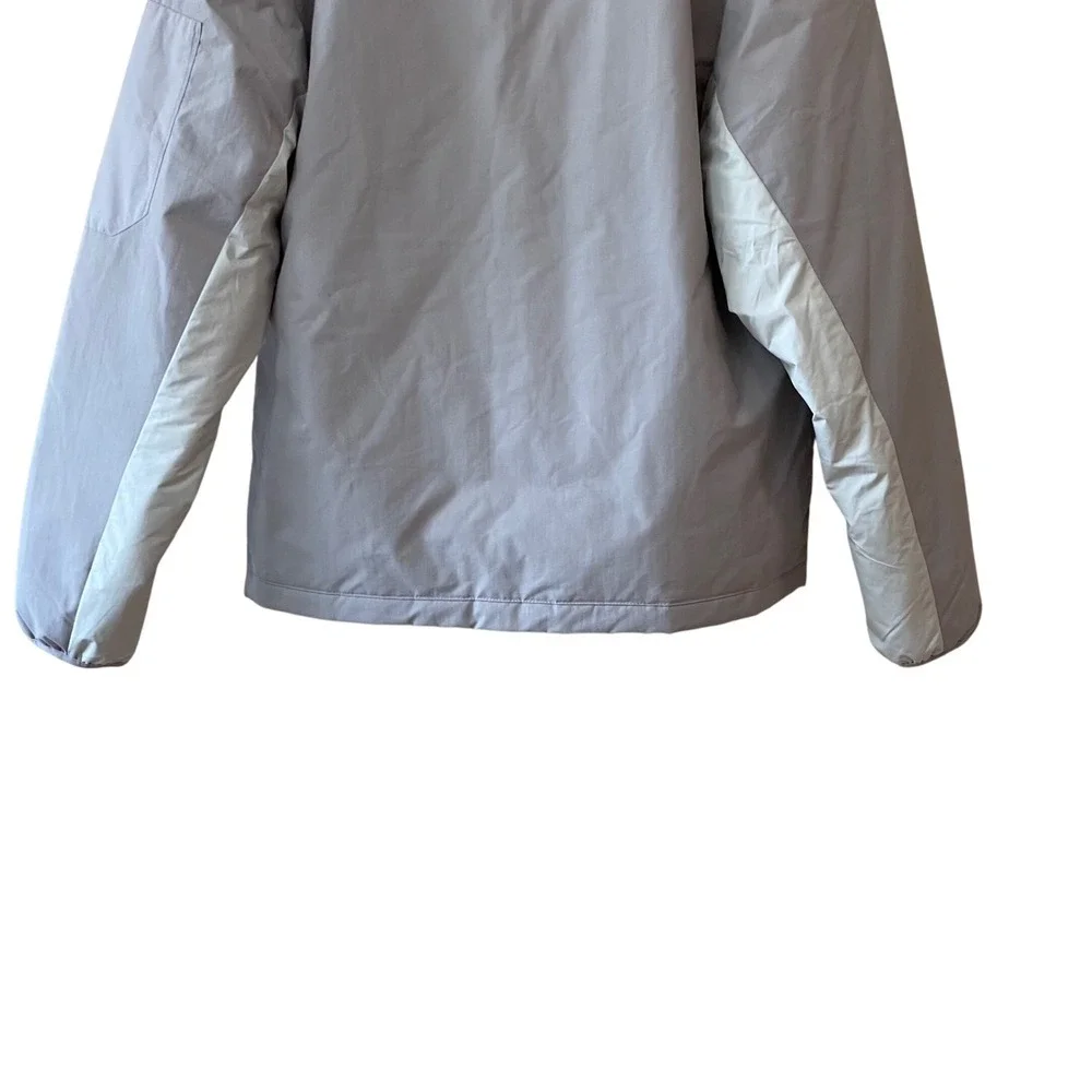 Jordan 23 Engineered Pullover Jacket‎ Gray Nylon Side Zip Pocket Mens